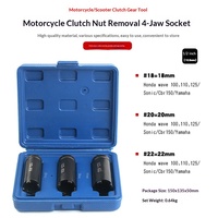 20/24mm Doppelendiger 4-Pin Kupplungsnaben-Schlüssel für Motorrad- & ATV-Reparatur: Kupplungsmutter-Werkzeug Sonstige Handwerkzeuge