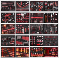 Kit d'outils de réparation automobile multifonctionnel en acier CR-V, jeu de clés à cliquet, tournevis, embouts, boîte à outils, durable, OEM, garantie à vie