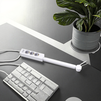 Adaptateur secteur multi-prises mural avec rotation à 180 degrés pour un accès facile, rallonge extensible de 25 cm, vente en gros UE Allemagne/Corée