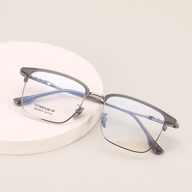 High Quality Titanium Eyeglasses Frames for Youth Ultralight Classic Style with Inner Ring Design Hot Products