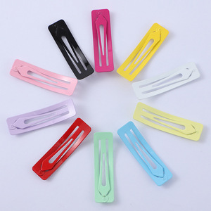 Pinces à cheveux rectangulaires 6 cm en alliage, clip BB coloré arc-en-ciel pour femmes, usage quotidien - Product Image 3