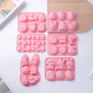<span class=keywords><strong>Moule</strong></span> en silicone pour œufs de Pâques à thème animalier, lapin, pour la résurrection, DIY, créatif, pour bonbons, <span class=keywords><strong>chocolat</strong></span>, biscuits - Product Image 1