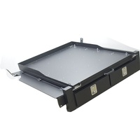 Système de tiroirs de rangement robuste pour benne de pick-up, verrouillable et coulissant, pour pick-ups pleine grandeur et de taille moyenne