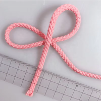 Cuerda de macramé de 3mm, 4mm, 5mm, 6mm, cordón trenzado de algodón trenzado, hilo de macramé multicolor, cuerda de cintura