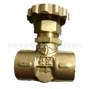 Válvula de aguja de bronce de 1/2 pulgada, válvula de retención de agua manual de una sola dirección - Product Image 5