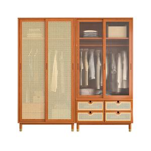 <span class=keywords><strong>Armadio</strong></span> da giardino per camera da letto in Rattan naturale <span class=keywords><strong>3</strong></span>-4 armadi <span class=keywords><strong>armadio</strong></span> semplice e ordinato - Product Image 1