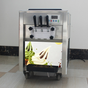 Machine à <span class=keywords><strong>glace</strong></span> <span class=keywords><strong>Ninja</strong></span> personnalisée 16-20l/H en acier inoxydable 304 automatique commerciale à 3 saveurs - Product Image 3
