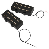 Vente en gros de micro pour guitare basse jazz Alnico5 haut de gamme micro pour basse électrique 4 cordes à double bobinage ouvert pour micro J Bass