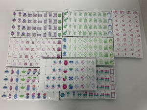 Jeu de Mahjong mignon pour la maison, tuiles de Mahjong américaines et chinoises personnalisées, jeu de Mahjong en acrylique pour le divertissement - Product Image 6