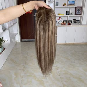 วิกผมคนแท้สีบลอนด์ผูกไว้บนยอด YF-2301 # RH3/12 5*6 - Product Image 3