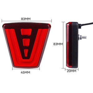 Luces traseras para coches eléctricos, intermitentes, luces de circulación diurna, equipo anticolisión trasera para conducción nocturna, luces de crucero F1 - Product Image 4