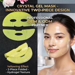 Masque facial hydratant à absorption visible, marque privée, 2 pièces, masque en <span class=keywords><strong>feuille</strong></span> plié effet cristal, Corée - Product Image 1