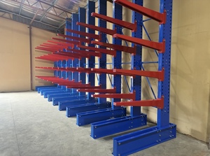 Estantería Cantilever de Acero de Una Sola Cara Nuoteng, Unidad de Almacenamiento Galvanizada con Recubrimiento Electrostático en Polvo, Instalación Enchufable - Product Image 3