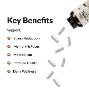 Suplemento Premium de Extractos de Raíz de Ashwagandha para Hombres y Mujeres, Apoyo Inmunológico, Cápsulas Herbales de Raíz de Ashwagandha - Product Image 3