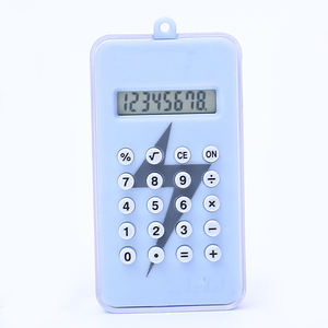 Mini calculatrice de poche personnalisée pour les élèves, les enfants, avec écran LCD, piles, calculatrice de poche portable - Product Image 4