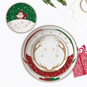 Services de table de Noël en porcelaine fine, vaisselle de Noël, service de table de Noël - Product Image 2