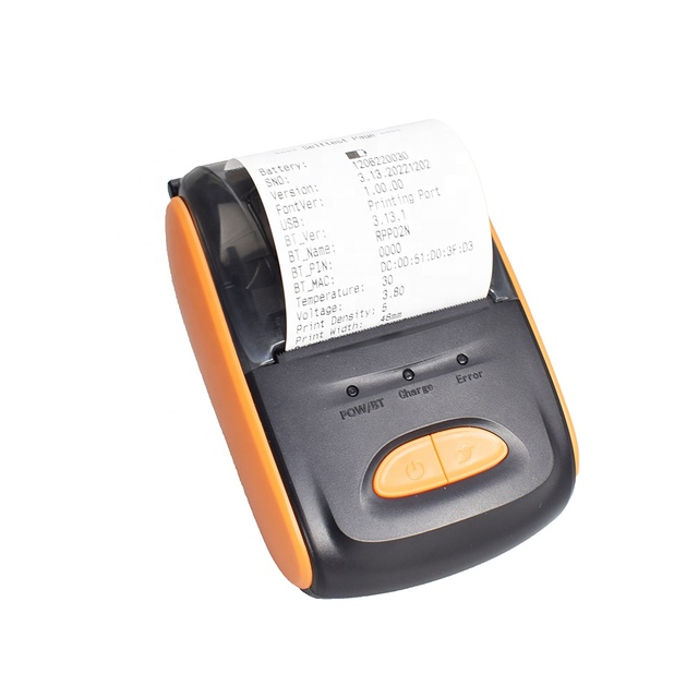 Handheld 58mm Mobile Phone Receipt Printer Wireless Mobile Printer