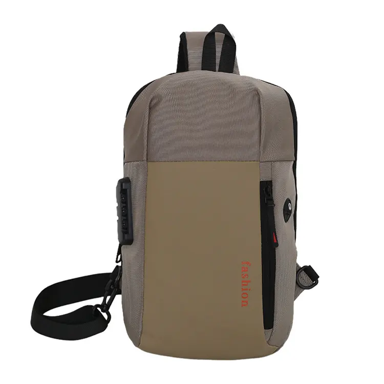 Sac messager pour ordinateur portable en nylon imperméable et durable pour hommes sac à bandoulière avant sac à bandoulière pour hommes