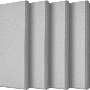 Paneles Acústicos Autoadhesivos Modernos, Núcleo de Alta Densidad, Cubierta de Fibra de Poliéster, Ignífugos, Ecológicos, Insonorizantes, NRC 0.9, para Hoteles - Product Image 4