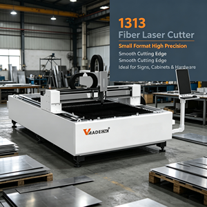 Máquina de corte por láser de fibra CNC 1313, <span class=keywords><strong>cortadora</strong></span> de láser para chapa metálica, para publicidad y fabricación de metales - Product Image 3