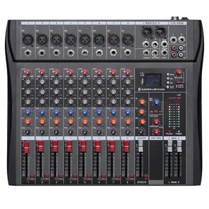 Mezclador de audio profesional CT 6 8 12 16 canales y consola de mezclas con mp3 y bluetooth para estudio en casa, ordenador y transmisión en vivo - Product Image 2