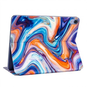 Étui pour tablette en marbre imprimé artistique personnalisé pour <span class=keywords><strong>iPad</strong></span>, finition brillante tendance, coque de protection, design créatif pour artistes et designers - Product Image 3