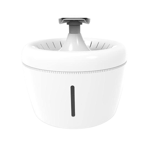 Fontaine à eau automatique pour animaux de compagnie, blanche, 2,5 litres, fontaine à eau pour chat, silencieuse, avec filtre - Product Image 1