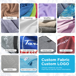 Toalla de Playa de Microfibra Personalizada de Doble Cara, Secado Rápido, Antipolvo, <span class=keywords><strong>para</strong></span> Piscina, Natación y Baño - Product Image 4