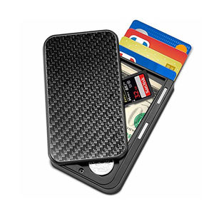 Personnalisé Poche Avant Mince Portefeuille RFID Blocage Automatique Porte-<span class=keywords><strong>Carte</strong></span> De Crédit En Aluminium - Product Image 2