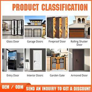 Высокопоставленный производитель, противопожарная Современная пуленепробиваемая наружная дверь черного ореха, поворотная Входная защитная дверь с умным замком - Product Image 4