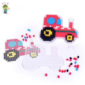 Vente en gros de sous-verres éco-responsables pour enfants, ensemble de perles artisanales Hama Perler, jouets éducatifs pour enfants, vente en gros - Product Image 3
