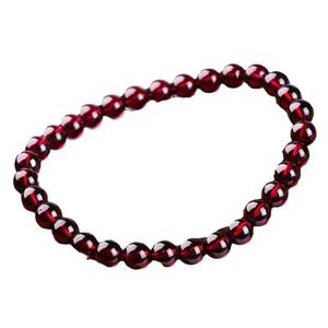 سوار خرز كريستال الجارنيت باللون الأحمر النبيذي للنساء، هدية ذكرى سنوية، بيع بالجملة من دونغهاي - Product Image 5