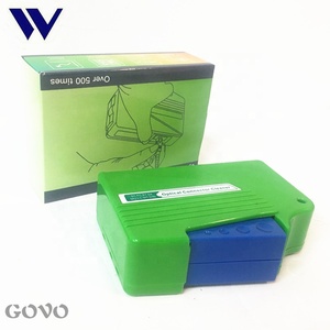 Outils de nettoyage de fibres optiques <span class=keywords><strong>GOVO</strong></span>, boîte de nettoyage de fibres optiques de type cassette verte - Product Image 6