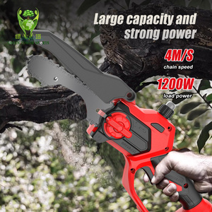 Lithium Chainsaw 8 Inch Cordless Brushless Electric Chainsaw HandHeld <strong>Chain</strong> Saw for Tree Trimming Wood Cutting Garden Pruning - Product Image 5