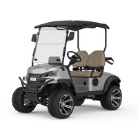Voiturette de golf électrique 2 places au design élégant, personnalisable, avec batterie au lithium, idéale pour les clubs de golf et les villas – Nouveauté en promotion