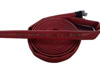 Accessoire d'équipement de lutte contre l'incendie de tuyau d'incendie doublé de PVC rouge essentiel de 2.5 pouces