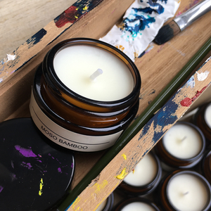 Velas Aromáticas Artesanales <span class=keywords><strong>de</strong></span> <span class=keywords><strong>Coco</strong></span> y Cera <span class=keywords><strong>de</strong></span> Soya en Tarro Ámbar, Mini Barras Navideñas <span class=keywords><strong>de</strong></span> Molly Glory, Venta al Por Mayor - Product Image 3