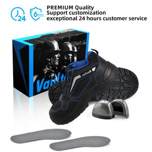 वोलटेक्स ब्लू स्पंज अस्तर पर औद्योगिक निर्माण कार्य जूता pu एकमात्र हल्के सुरक्षा जूते - Product Image 3