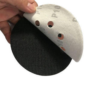 5 inci 8 lubang kait dan <span class=keywords><strong>Loop</strong></span> amplas cakram amplas 60 80 120 180 240 320 400 grit kertas pasir untuk Sander Orbital acak - Product Image 4