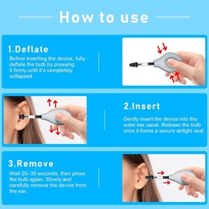 Dispositivo de succión para alivio de la presión en los oídos, alivio del tinnitus, silbidos, silicona, reutilizable, portátil, eficaz, herramienta para reducir la tensión al volar 3 - Product Image 4