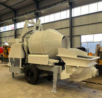 Pompe à béton électrique MINLE 15m³/h, équipement de construction mobile haute performance pour les travaux ruraux et les petits projets routiers