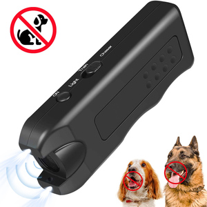 Ultrasonic Dog Repeller Device <b>Battery</b> Powered Plastic Construction Dog Deterrent Tool for Outdoor Use - Product Image 1