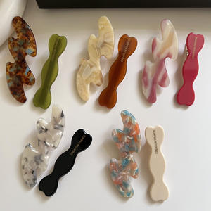 SAIYII alta calidad moda hecha a mano acetato onda horquillas conjunto accesorios para el cabello - Product Image 2