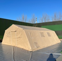 Tente militaire de qualité supérieure pour 10 à 20 personnes, imperméable, 3 couches, ignifuge, en Oxford, pour le désert, pour Dubaï, Émirats arabes unis, Moyen-Orient, 6x8M