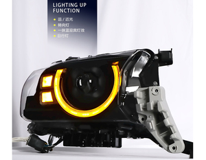 Modification des phares : Effet lumière bleue, phares halogènes et xénon <span class=keywords><strong>LED</strong></span>, <span class=keywords><strong>lampe</strong></span> avant de voiture pour Land Cruiser 2016, mise à niveau vers Defender - Product Image 4