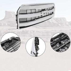 Ford F-150 Raptor <b>Grille</b> Chrome Electroplated Front <b>Grille</b> <b>For</b> 2015-2017 Upgrade Retrofit - Product Image 3