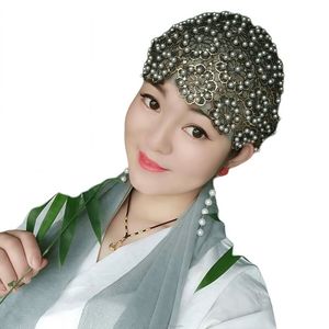 Pañuelo para la Cabeza de Mujer YASEEN, Musulmán, con Lentejuelas Suaves, Elástico, Estilo Islámico, con Banda Ancha, Transpirable, Ecológico, para Uso en Todas las Estaciones - Product Image 2