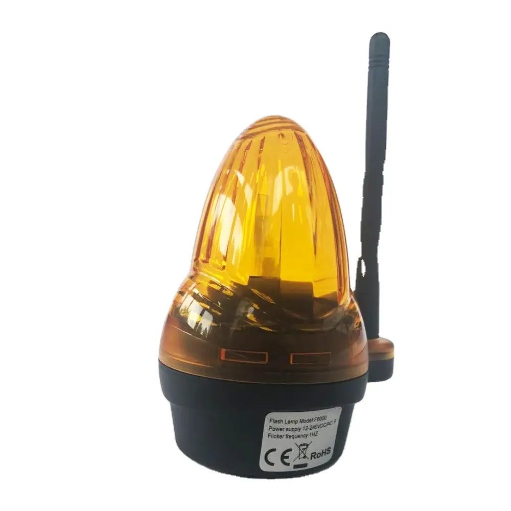 Fabrik Großhandel F6000 Blinkende Bernstein farbe Tor öffner Blinklicht, Alarm licht, Blink lampe