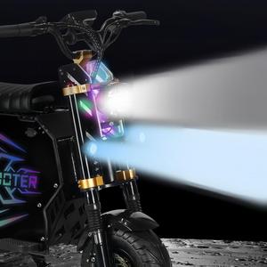 Para Scooter, Motores Dobles sin Escobillas de 10,000 W, Batería Extraíble de 72 V y 50 Ah, Sensor Impermeable, Carga de 400 kg, Pesca al Aire Libre, GT-M6 Dual Moto - Product Image 2