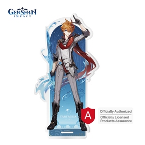 2025 nouveautés véritable <span class=keywords><strong>Genshin</strong></span> Anime Merch clair acrylique présentoir <span class=keywords><strong>Tartaglia</strong></span> Childe personnage acrylique voyageur debout - Product Image 1